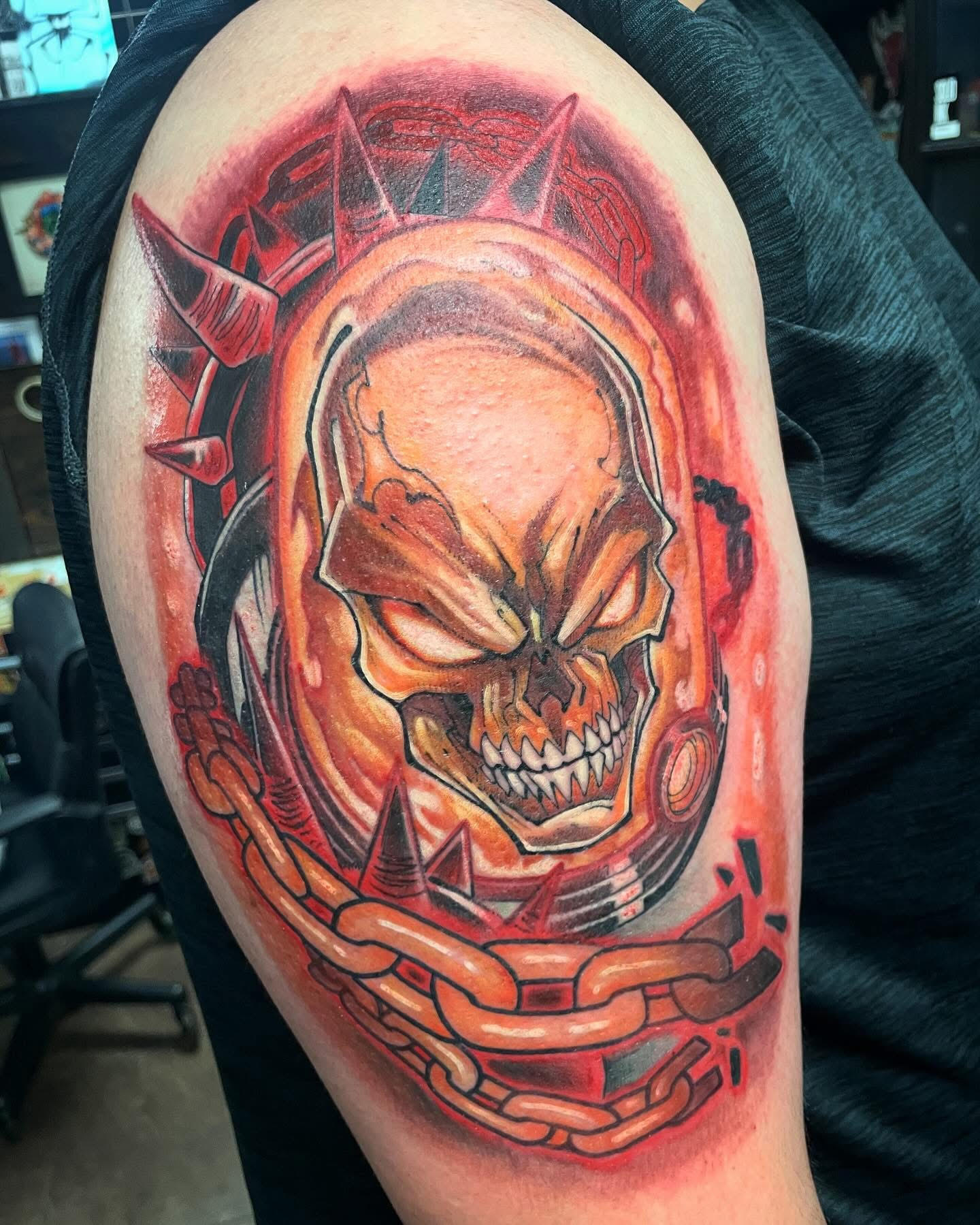Manga tattoo by Cody Crochet - Cursed Ink Society artistry